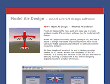 Tablet Screenshot of modelairdesign.com